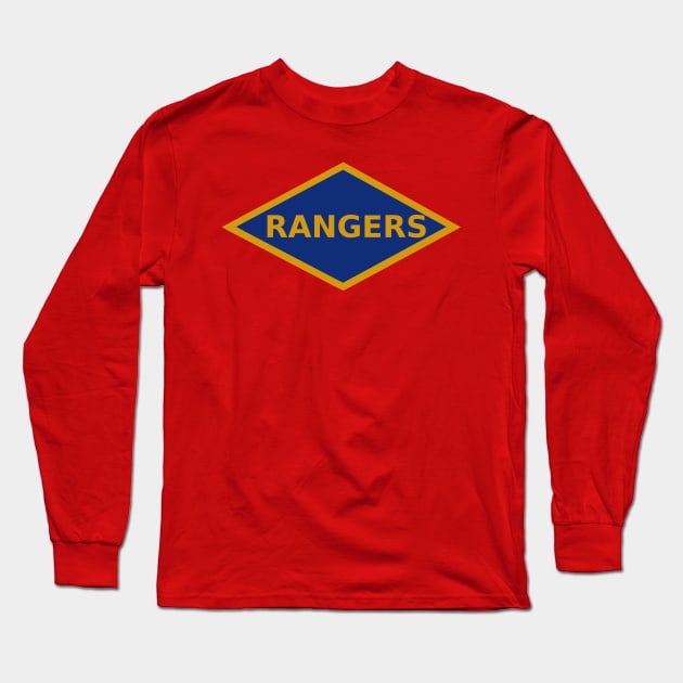 WW2 Ranger Patch Long Sleeve T-Shirt by TCP